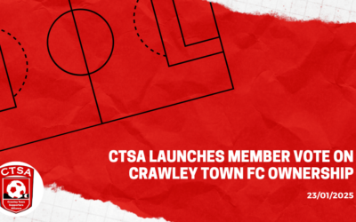 CTSA Launches Member Vote on Crawley Town FC Ownership