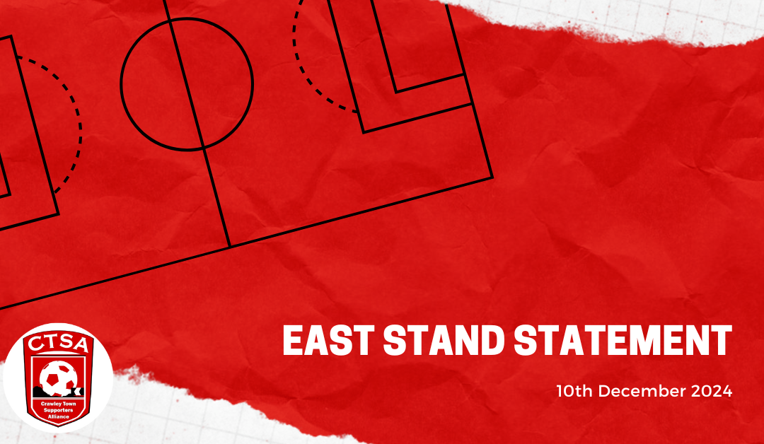 East Stand Statement